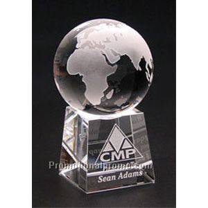 World Globe - Optic Crystal