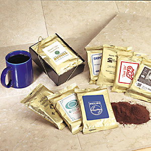 Gift boxed 5 gourmet coffee packs