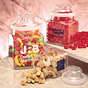 4oz.plastic apothecary jar with A fills