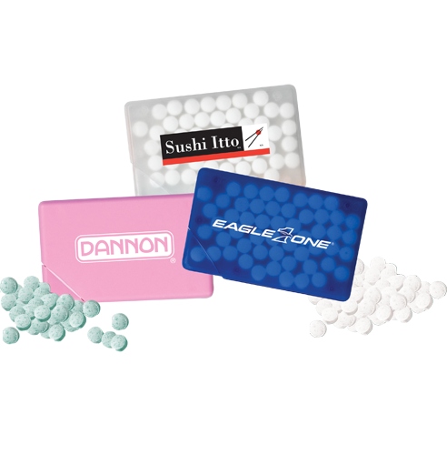 Credit card mint dispensers