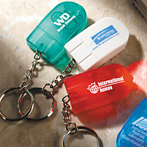 Computer mouse light key chains