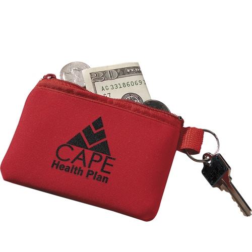 Zip pouch key holders