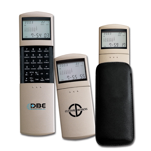 THE TRAVELERWORLD CLOCK/CALCULATOR