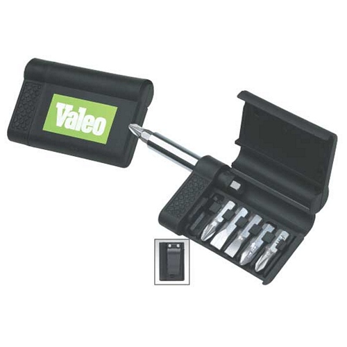 8-PIECE BELT-CLIP COMPACT SCREWDRIVER KIT