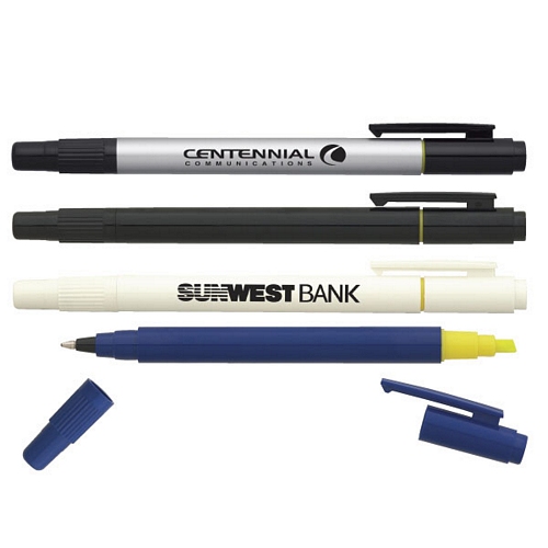 DUAL-TIP PEN-HIGHLIGHTER