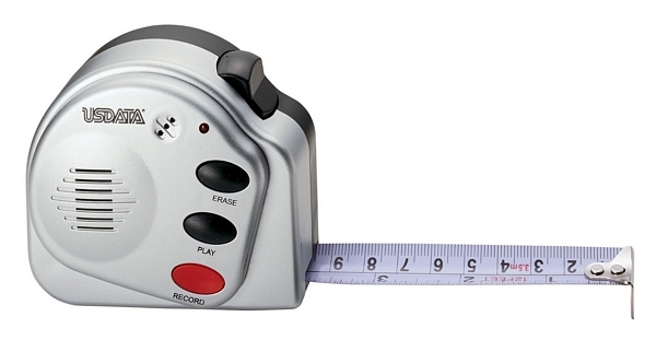 12" Voice Recording Tape tape measure