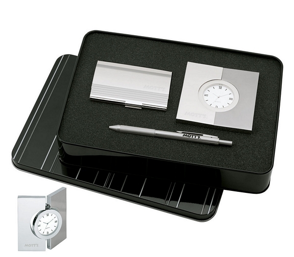 Business Card Case / Clock / Combination 3 in 1 Giftset