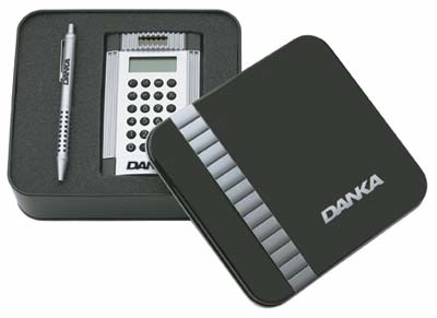 Ballpoint Pen / Designer Calculator Giftset