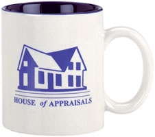 11 oz 2-Tone Glossy C-Handle Mug