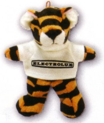 Tiger Mini Bean Bag Keychain