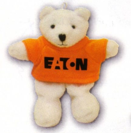 Polar Bear Mini Bean Bag Keychain