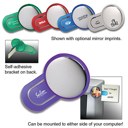 Monitor Mirror With Clip