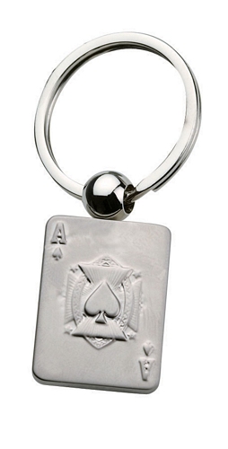 Playing Card Keychain