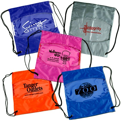 CLEAR-VIEW DRAWSTRING BAG