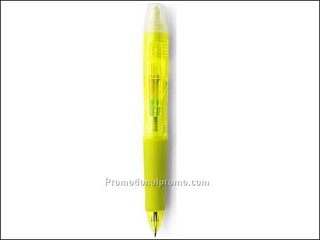 3-kleuren balpen/markeerstift