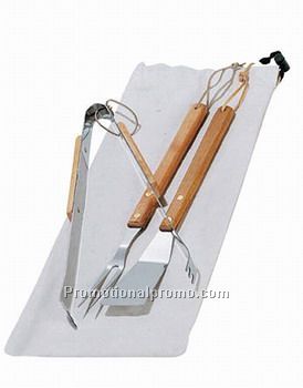 3 PIECE BBQ SET