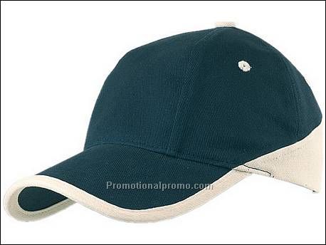 6 panel geborsteld katoenen...