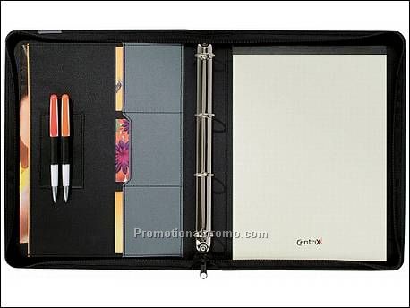 A4 zipper portfolio de luxe. 300D po...
