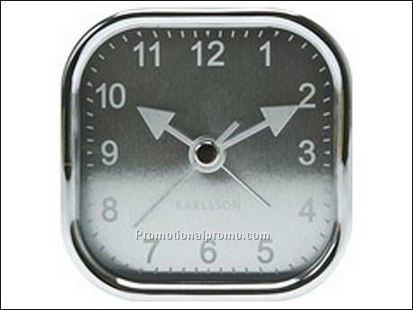 Alarm clock Time Pointer chrome