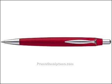 Albany. Balpen. Blauw schrijvend.