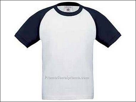 B&C Base-Ball kids White/Navy