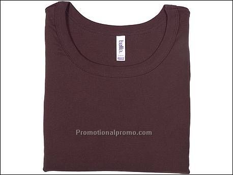 Bella T-shirt Scoop neck, Chocolate
