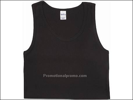 Bella Tank Top 2x1 Rib, Black