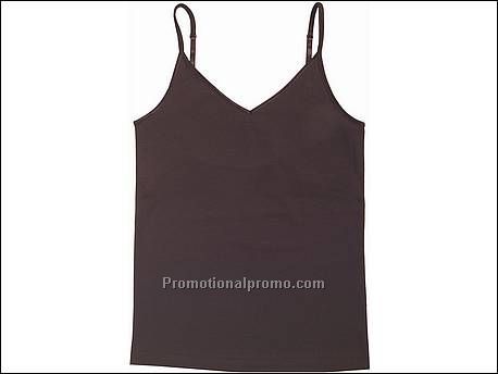 Bella Tank Top Shelf Bra, Chocolate