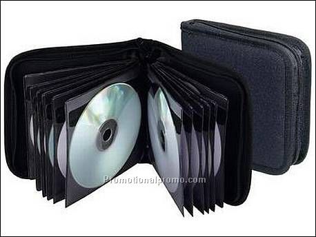 CD map. Voor 12 cd's/dvd's. 600D poly...