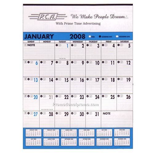 Calendar - Contractor's Planner