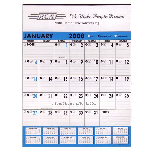 Calendar - Contractor's Planner