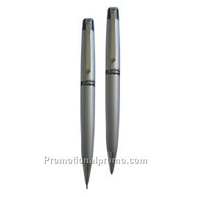 Campus twist action ball pen & pencil set