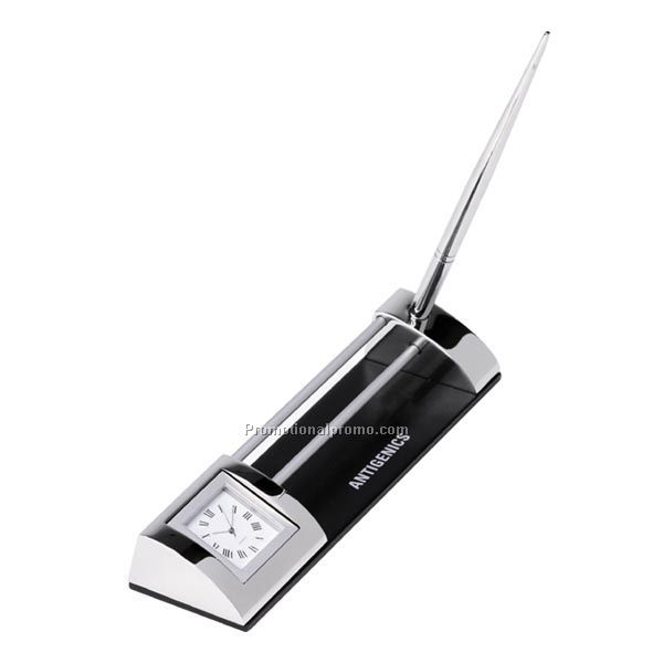 Card Holder Clock w/Pen A-2021P