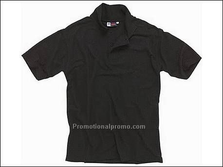 Chelsea polo. 1x1 gebreide kraag. Kno...