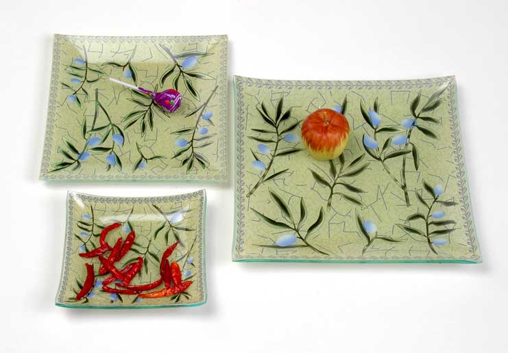 glass plate with decal
  
   
     
    