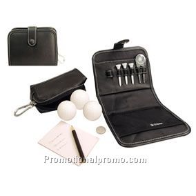 GOLFER'S SET WITH REMOVABLE POUCH