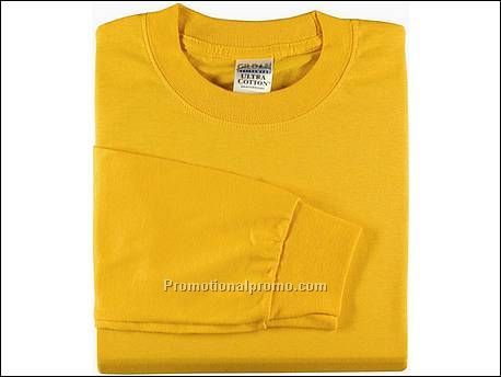Gildan T-shirt Cotton L/S, 24 Gold
