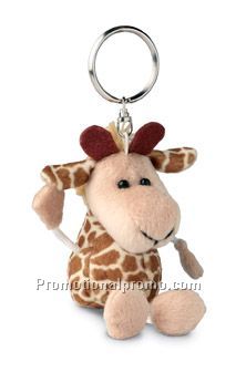 Giraffe plush key holder