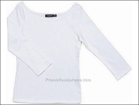 Hanes T-shirt Boat Neck BeauTy, White