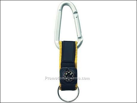 Karabijnhaak met kompas