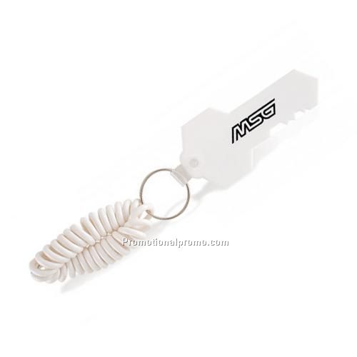 Key Ring - Key with Coil