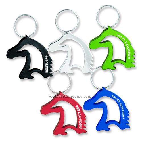 Keyring - Horse Head Shape Bottle Opener