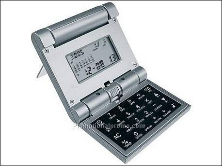 Klok met werdeldtijden, alarm