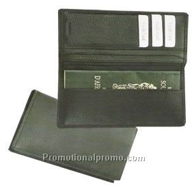 Leather passport holder