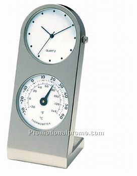 MINI DESK CLOCK WITH THERMOMETER