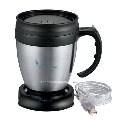 Mug Set - Java Desk Mug and USB Warmer