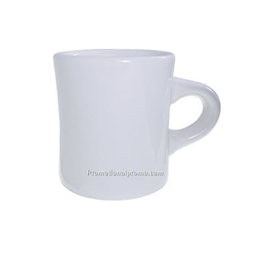 Mug - White Vitrified Diner, 8.75 oz.