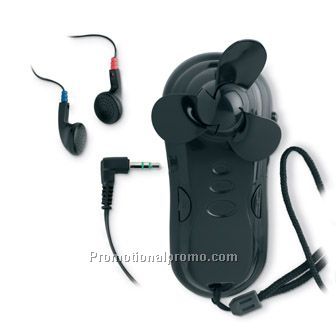 Musicfan. Mini fan with radio
