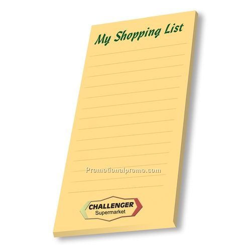 Notepad - BIC Sticky 8" x 3" Pad 25 Sheet Count