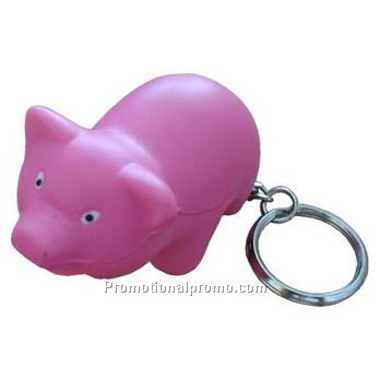 Pig keychain